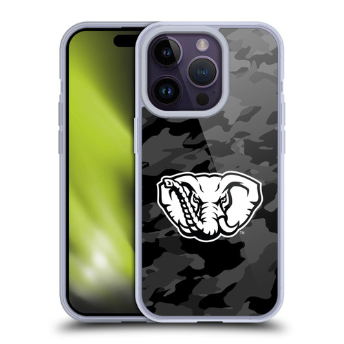 University Of Alabama UA The University Of Alabama Art Camou Mono Soft Gel Case for Apple iPhone 14 Pro & MagSafe