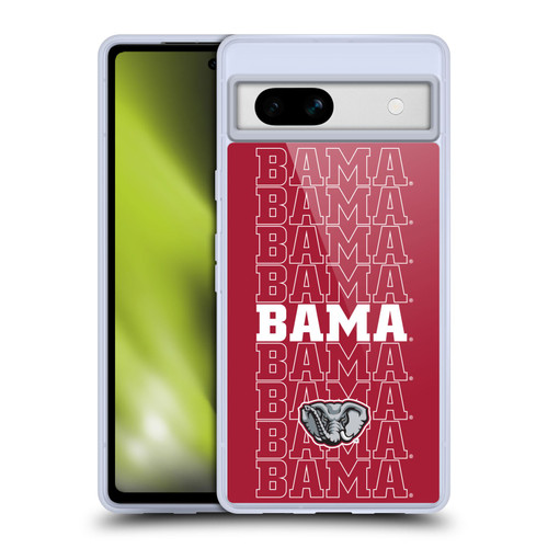 University Of Alabama UA The University Of Alabama Art Bama Soft Gel Case for Google Pixel 7a