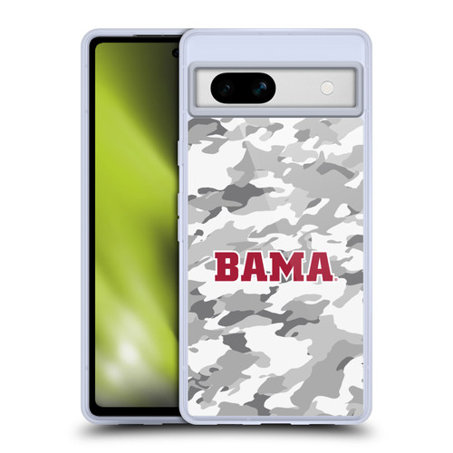 University Of Alabama UA The University Of Alabama Art Camou Winter Soft Gel Case for Google Pixel 7a