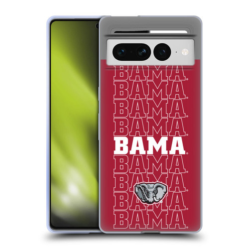 University Of Alabama UA The University Of Alabama Art Bama Soft Gel Case for Google Pixel 7 Pro