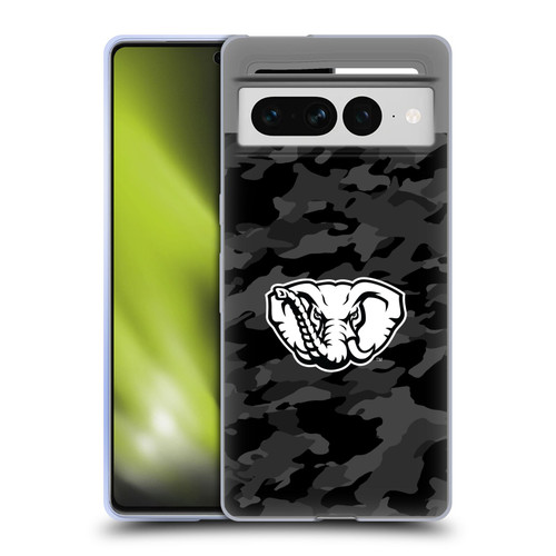 University Of Alabama UA The University Of Alabama Art Camou Mono Soft Gel Case for Google Pixel 7 Pro