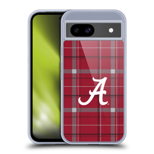 University Of Alabama UA The University Of Alabama Art Tartan Soft Gel Case for Google Pixel 8a
