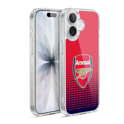 Arsenal FC Crest 2 Fade Soft Gel Case for Apple iPhone 17
