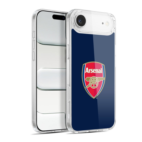 Arsenal FC Crest 2 Full Colour Blue Soft Gel Case for Apple iPhone 17 Air