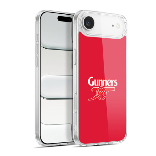 Arsenal FC Crest 2 Gunners Red Soft Gel Case for Apple iPhone 17 Air