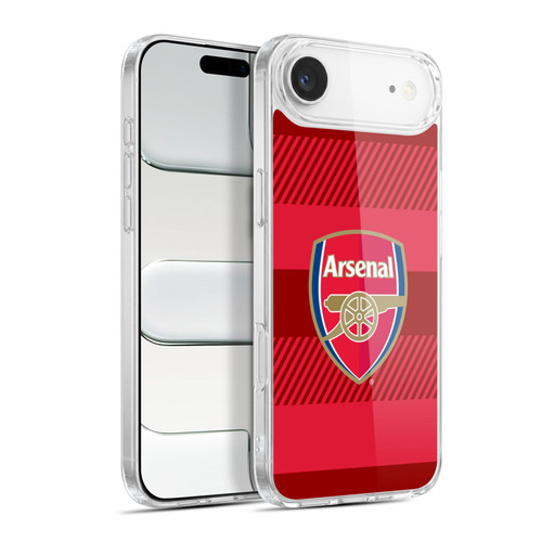 Arsenal FC Crest 2 Training Red Soft Gel Case for Apple iPhone 17 Air