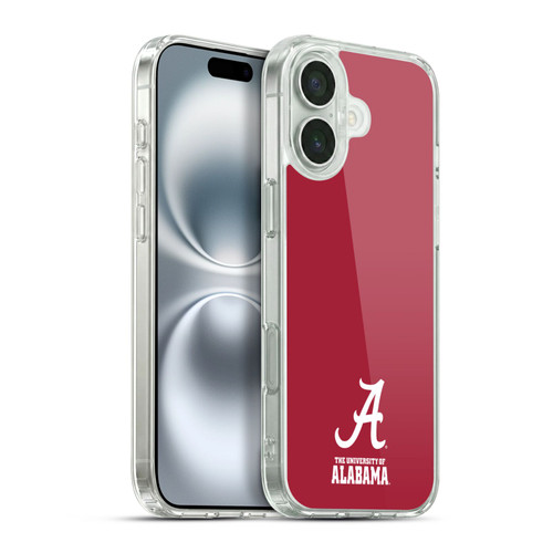 University Of Alabama UA The University Of Alabama Logo Soft Gel Case for Apple iPhone 16 Plus & MagSafe