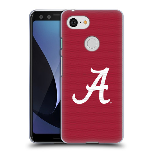 University Of Alabama UA The University Of Alabama Football Jersey Soft Gel Case for Google Pixel 3