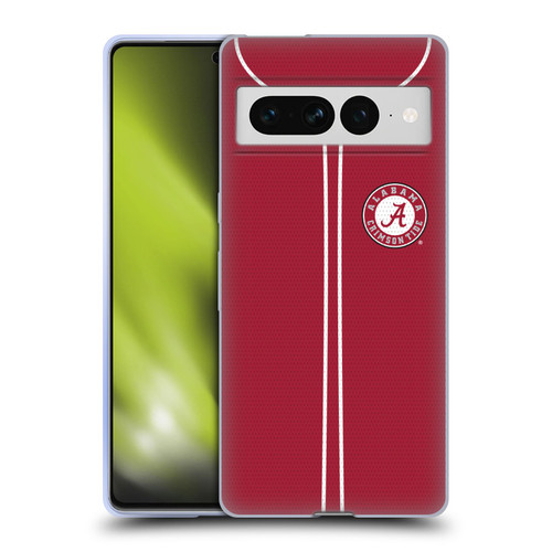 University Of Alabama UA The University Of Alabama Baseball Jersey Soft Gel Case for Google Pixel 7 Pro