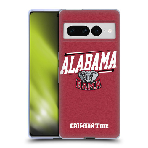 University Of Alabama UA The University Of Alabama Double Bar Soft Gel Case for Google Pixel 7 Pro
