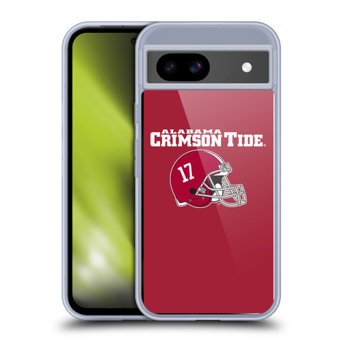 University Of Alabama UA The University Of Alabama Helmet Logotype Soft Gel Case for Google Pixel 8a
