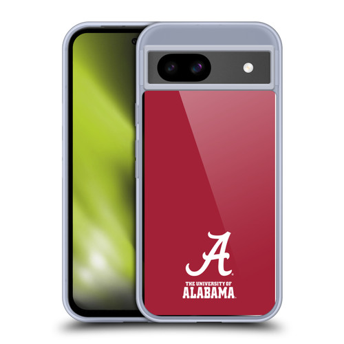 University Of Alabama UA The University Of Alabama Logo Soft Gel Case for Google Pixel 8a