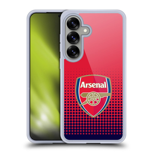 Arsenal FC Crest 2 Fade Soft Gel Case for Samsung Galaxy S25 & MagSafe
