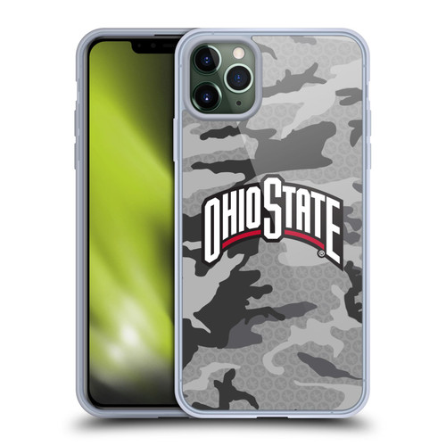 Ohio State University Logo Light Camou Soft Gel Case for Apple iPhone 11 Pro Max & MagSafe