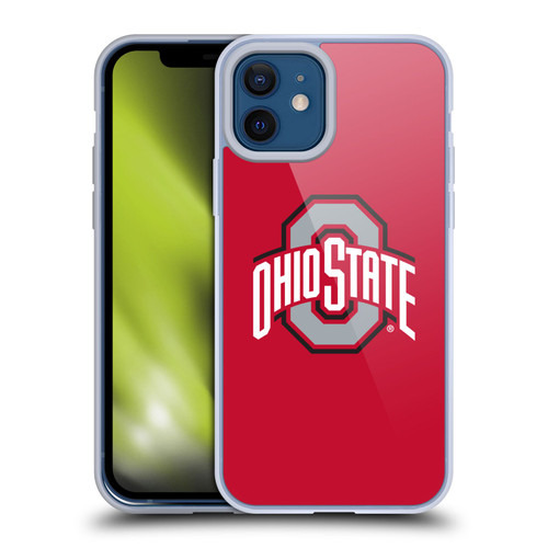 Ohio State University Logo Plain Soft Gel Case for Apple iPhone 12 / iPhone 12 Pro & MagSafe