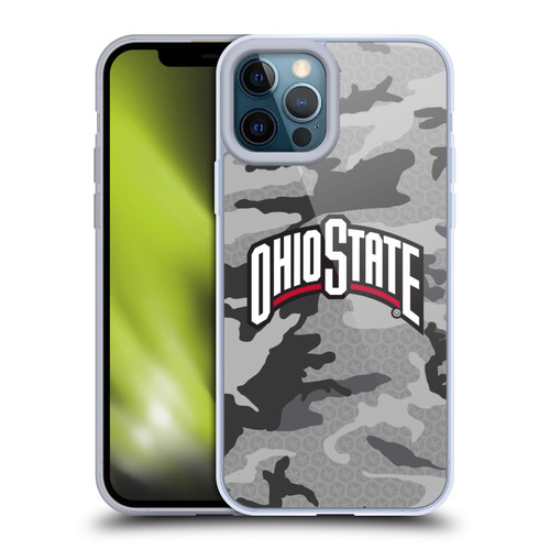 Ohio State University Logo Light Camou Soft Gel Case for Apple iPhone 12 Pro Max & MagSafe
