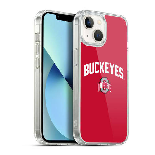 Ohio State University Logo Buckeyes Soft Gel Case for Apple iPhone 13