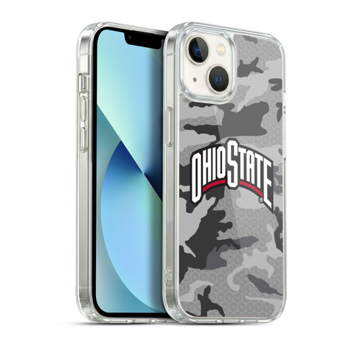 Ohio State University Logo Light Camou Soft Gel Case for Apple iPhone 13