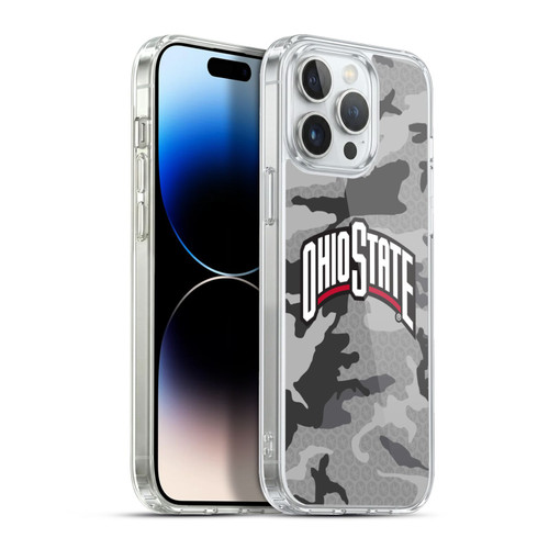 Ohio State University Logo Light Camou Soft Gel Case for Apple iPhone 13 Pro Max & MagSafe
