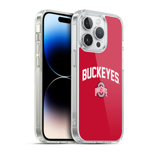 Ohio State University Logo Buckeyes Soft Gel Case for Apple iPhone 13 Pro & MagSafe