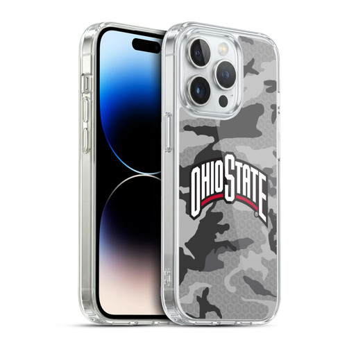 Ohio State University Logo Light Camou Soft Gel Case for Apple iPhone 13 Pro & MagSafe