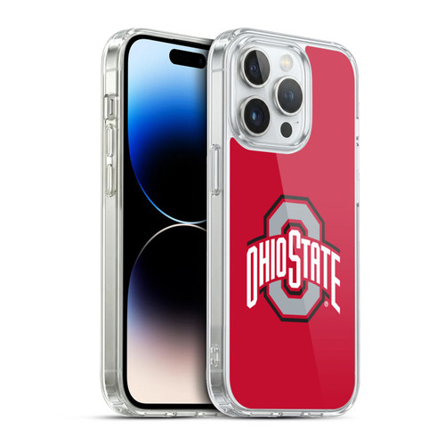Ohio State University Logo Plain Soft Gel Case for Apple iPhone 13 Pro & MagSafe
