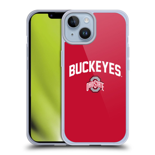 Ohio State University Logo Buckeyes Soft Gel Case for Apple iPhone 14