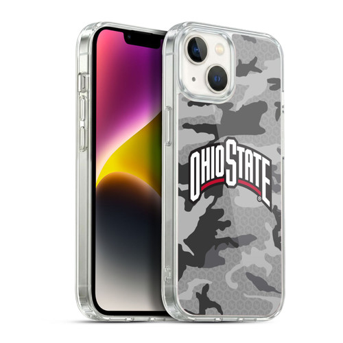 Ohio State University Logo Light Camou Soft Gel Case for Apple iPhone 14