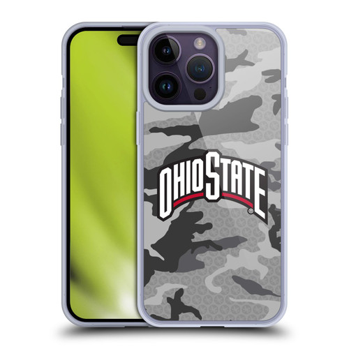 Ohio State University Logo Light Camou Soft Gel Case for Apple iPhone 14 Pro Max & MagSafe