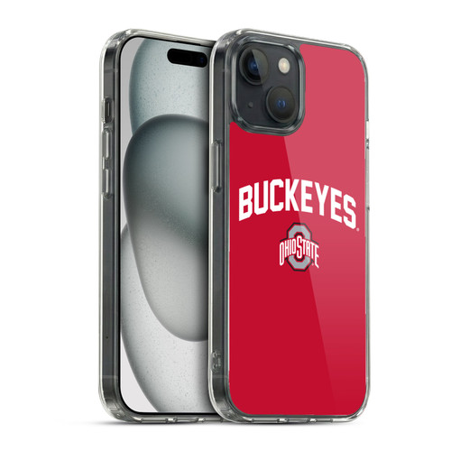 Ohio State University Logo Buckeyes Soft Gel Case for Apple iPhone 15 & MagSafe
