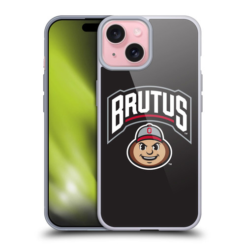 Ohio State University Logo Mascot Soft Gel Case for Apple iPhone 15 & MagSafe