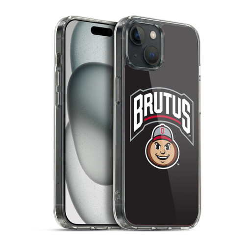 Ohio State University Logo Mascot Soft Gel Case for Apple iPhone 15 Plus & MagSafe