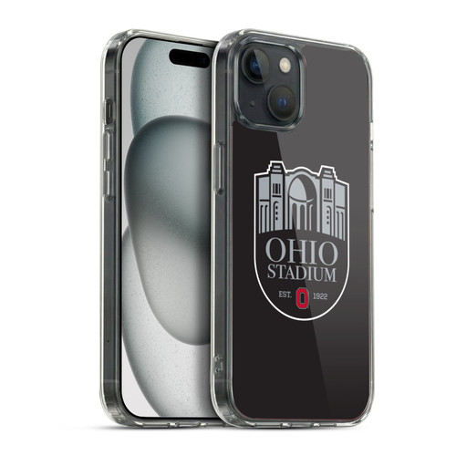 Ohio State University Logo Stadium Soft Gel Case for Apple iPhone 15 Plus & MagSafe