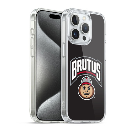 Ohio State University Logo Mascot Soft Gel Case for Apple iPhone 15 Pro & MagSafe