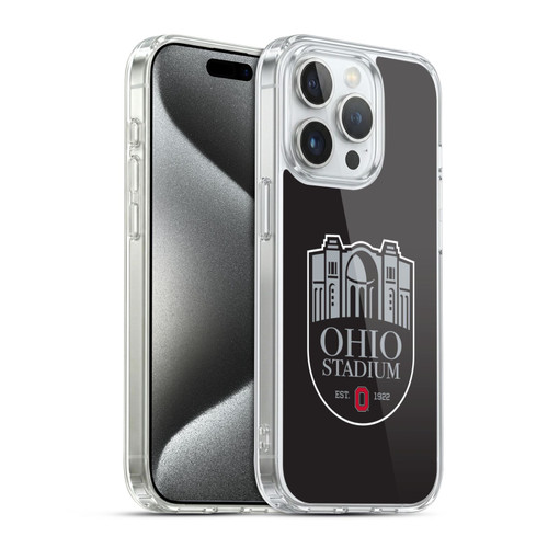 Ohio State University Logo Stadium Soft Gel Case for Apple iPhone 15 Pro & MagSafe