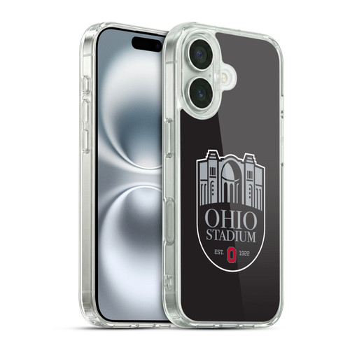 Ohio State University Logo Stadium Soft Gel Case for Apple iPhone 16 & MagSafe