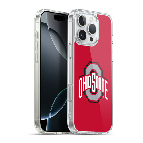 Ohio State University Logo Plain Soft Gel Case for Apple iPhone 16 Pro Max & MagSafe