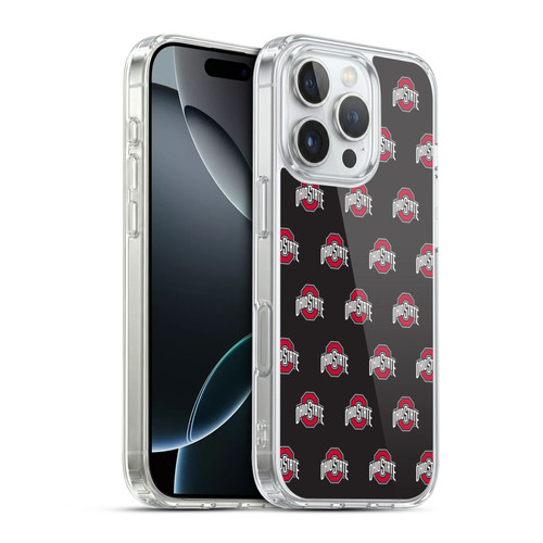 Ohio State University Logo Pattern Soft Gel Case for Apple iPhone 16 Pro & MagSafe