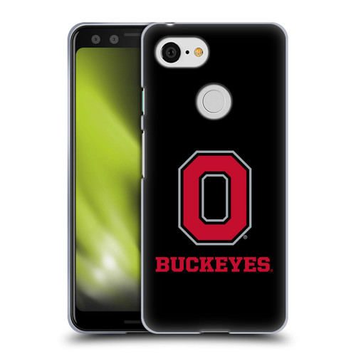 Ohio State University Logo Black Soft Gel Case for Google Pixel 3