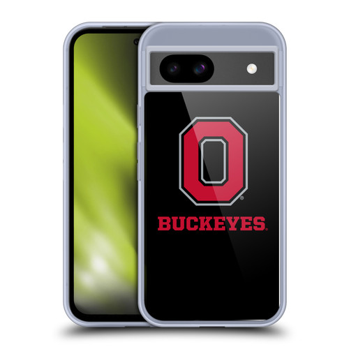 Ohio State University Logo Black Soft Gel Case for Google Pixel 8a