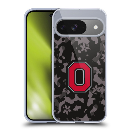 Ohio State University Logo Dark Camou Soft Gel Case for Google Pixel 9 / Pixel 9 Pro