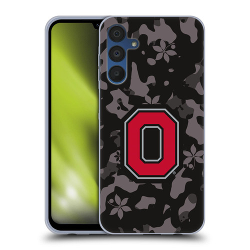 Ohio State University Logo Dark Camou Soft Gel Case for Samsung Galaxy A15 & MagSafe