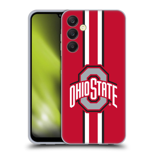 Ohio State University Logo Stripes Soft Gel Case for Samsung Galaxy A25 5G