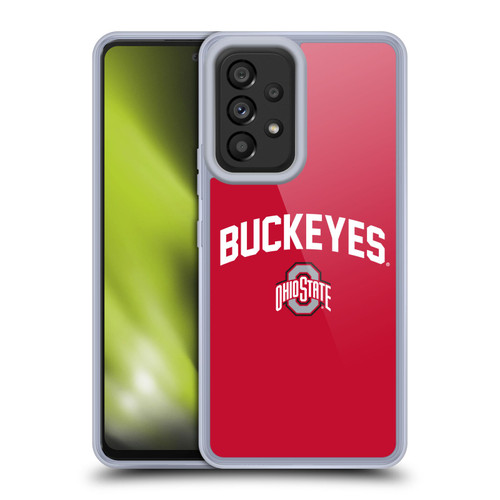 Ohio State University Logo Buckeyes Soft Gel Case for Samsung Galaxy A53 5G (2022)