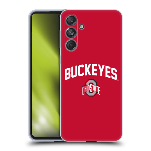 Ohio State University Logo Buckeyes Soft Gel Case for Samsung Galaxy M55 5G