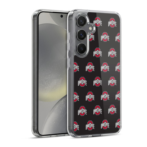 Ohio State University Logo Pattern Soft Gel Case for Samsung Galaxy S24 5G & MagSafe