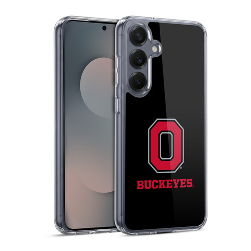 Ohio State University Logo Black Soft Gel Case for Samsung Galaxy S25 & MagSafe