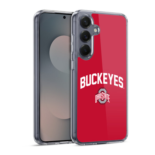 Ohio State University Logo Buckeyes Soft Gel Case for Samsung Galaxy S25 & MagSafe