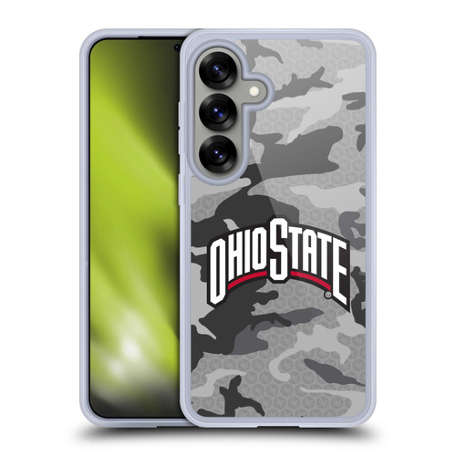 Ohio State University Logo Light Camou Soft Gel Case for Samsung Galaxy S25 & MagSafe