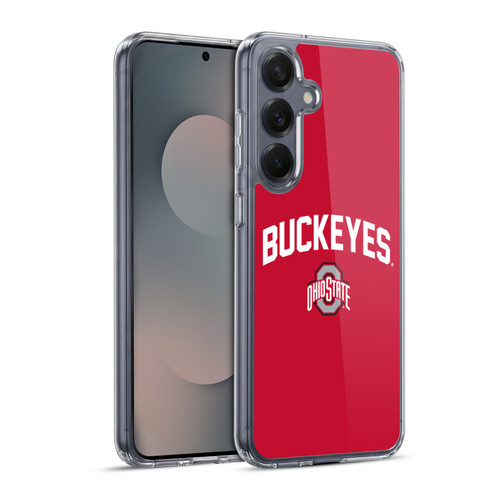 Ohio State University Logo Buckeyes Soft Gel Case for Samsung Galaxy S25+ & MagSafe